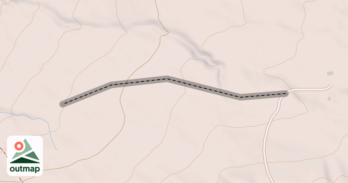 Map of (abandonné) piste