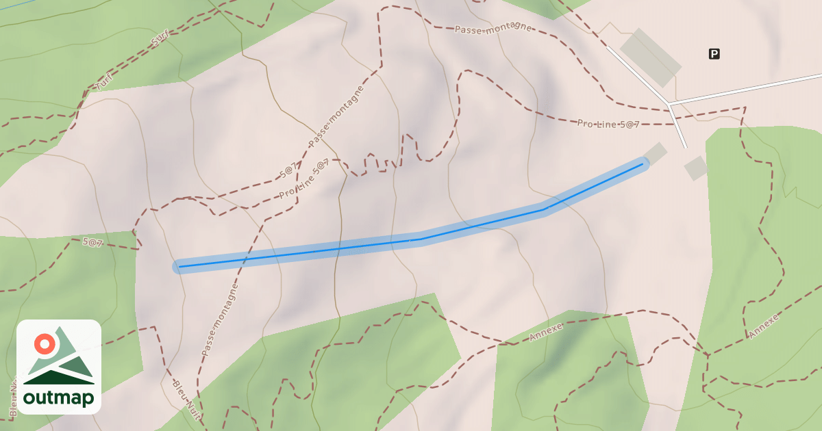 Map of La Cuve