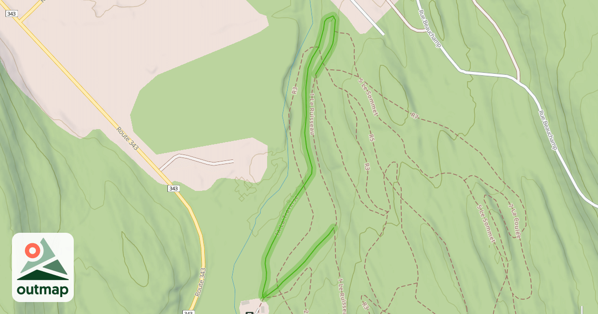 Map of 1A La Traverse