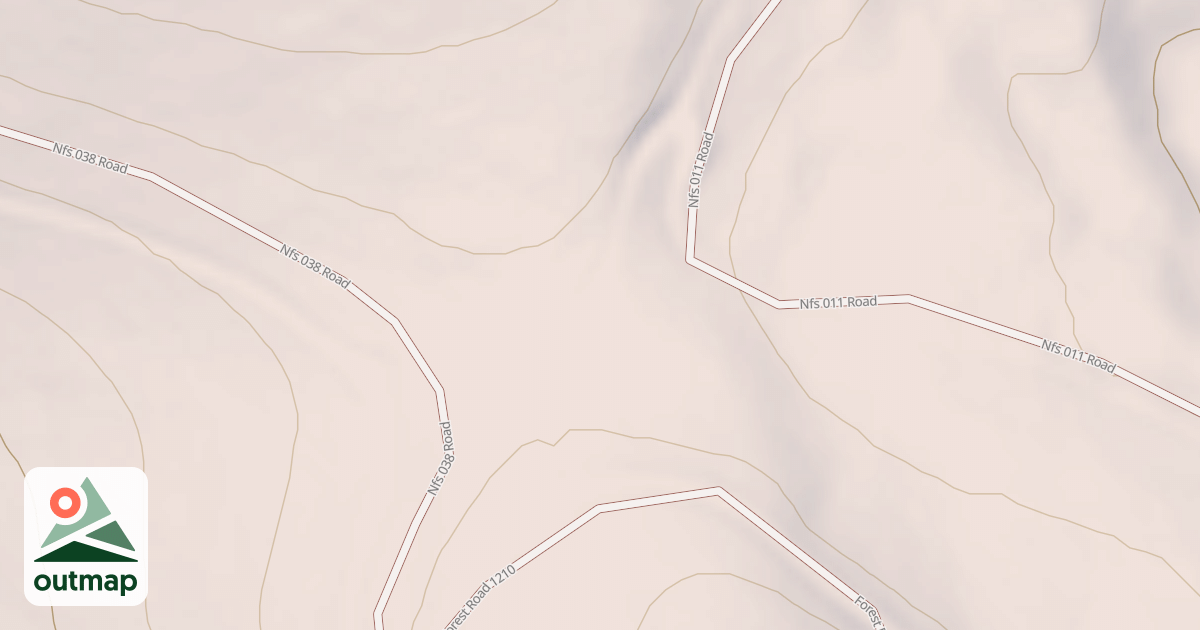 Map of LOCAL ROADS-NO ROCK