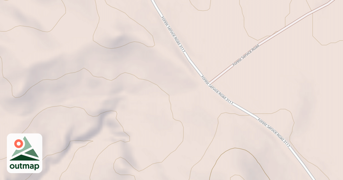 Map of BURDITT SPRINGS RD 3057W