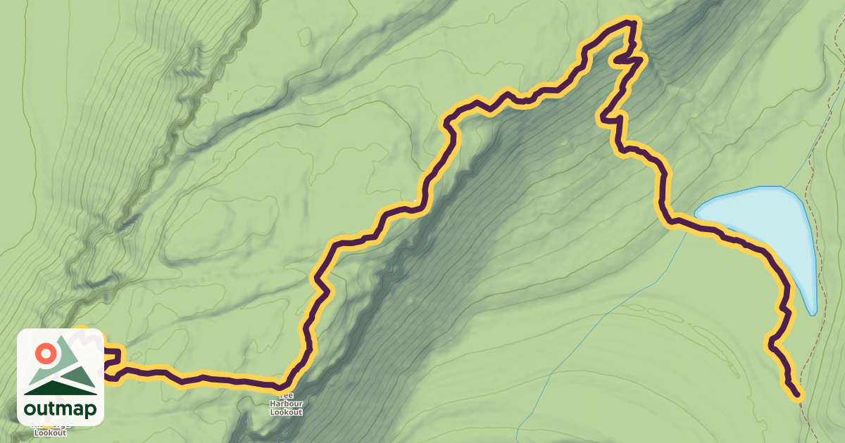 Map of Top of the Giant Trail