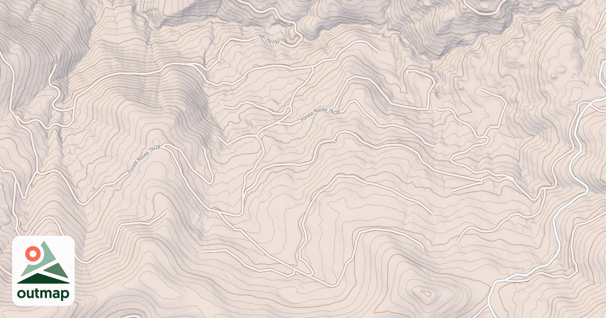 Map of USFS National Forest System Roads {912F9715-4DE6-4FDA-8835-80AA1CD70C66}