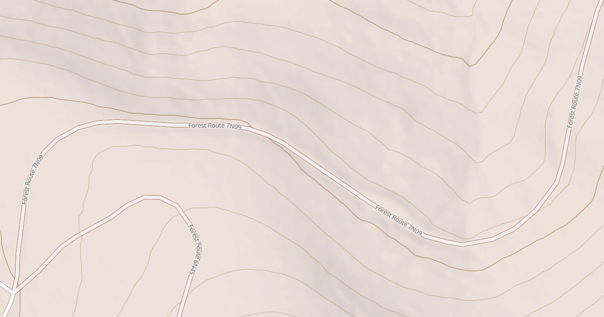 Map preview of USFS Motor Vehicle Use Map Roads {F386F2DE-B91F-41FB-9A75-C6709ABC53E8}