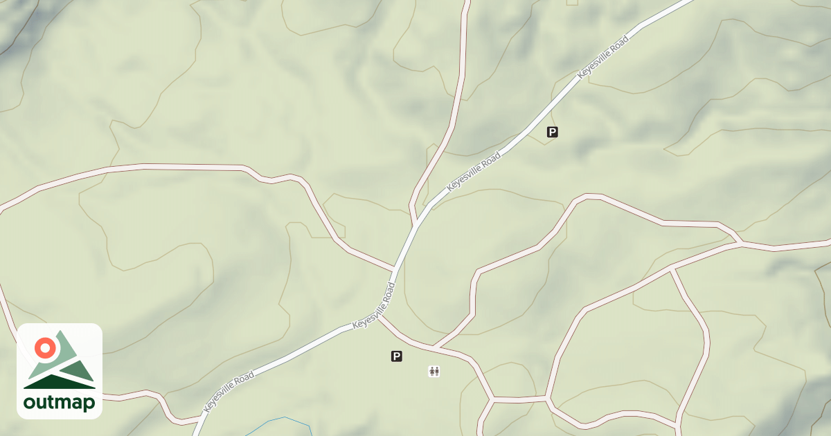 Map of 16070 Keyesville/blk Gulch Usgs Lake Isabel N