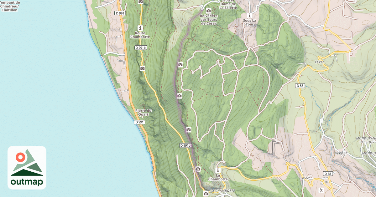 Map of Sous les Falaises