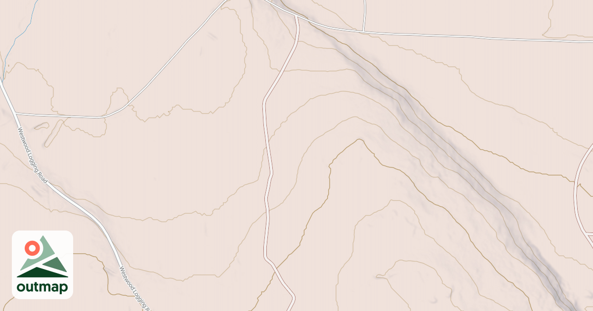Map of EAST PINE CREEK A