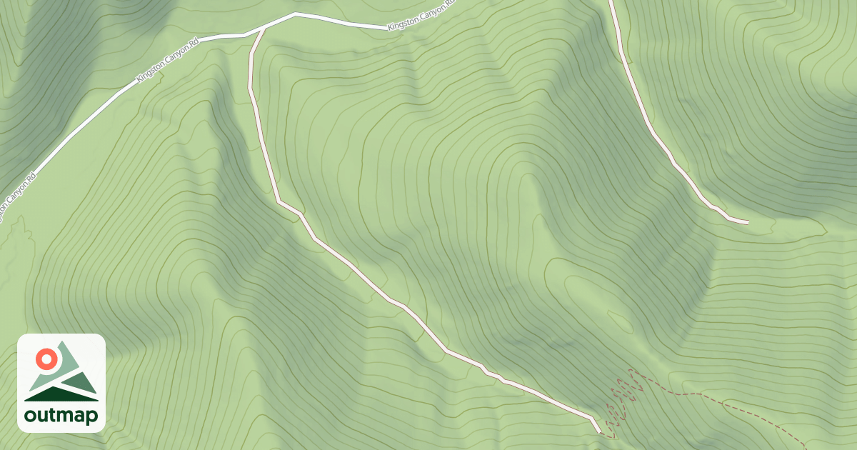 Map of BASIN CANYON