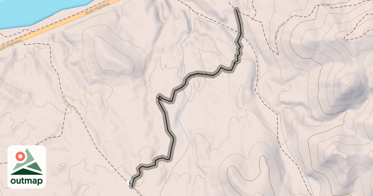 Map of Saguaro Trail
