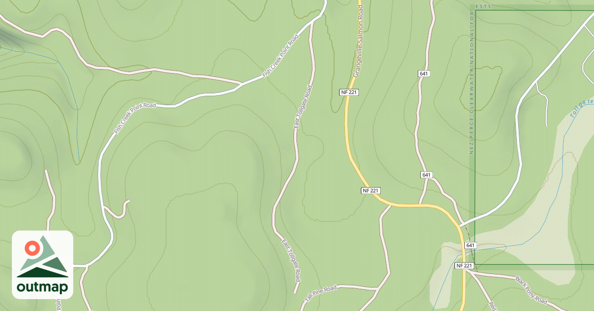 Map of EAST TOLLGATE