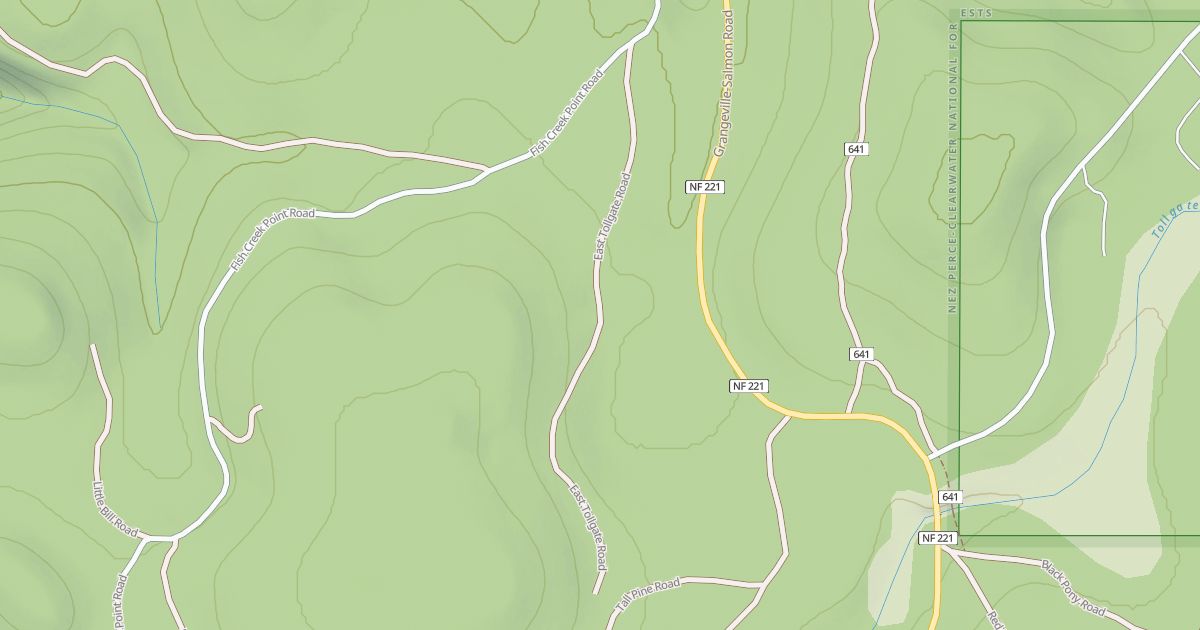 Map preview of EAST TOLLGATE