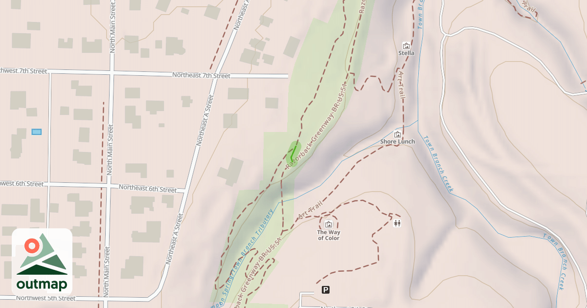 Map of All American Connector