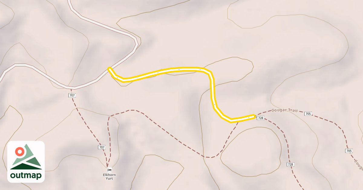 Map of Cougar Trail