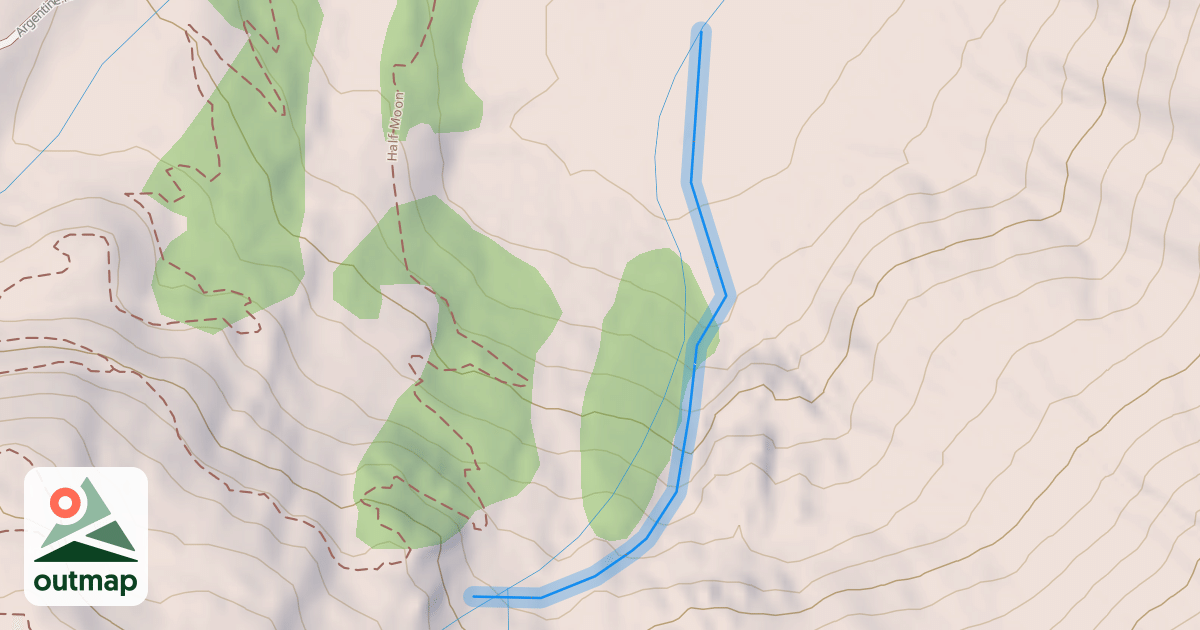 Map of East Gully