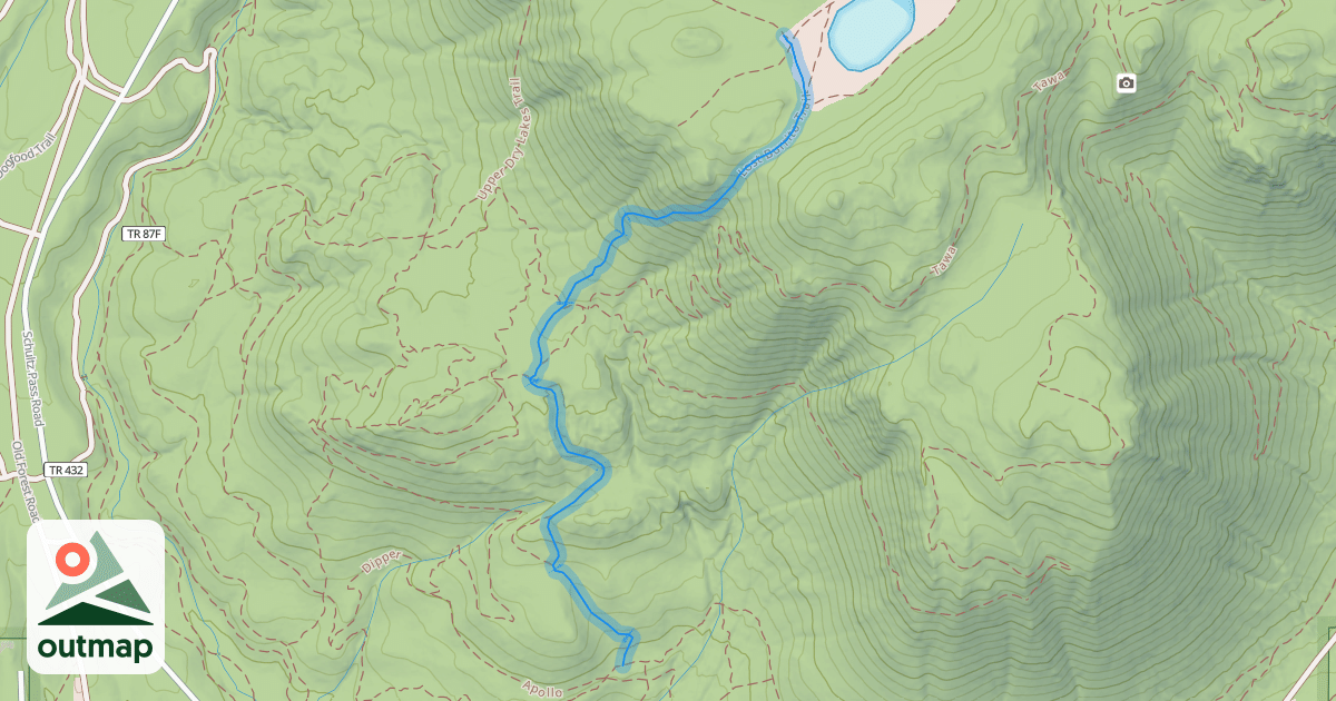 Map of Lost Burrito Trail