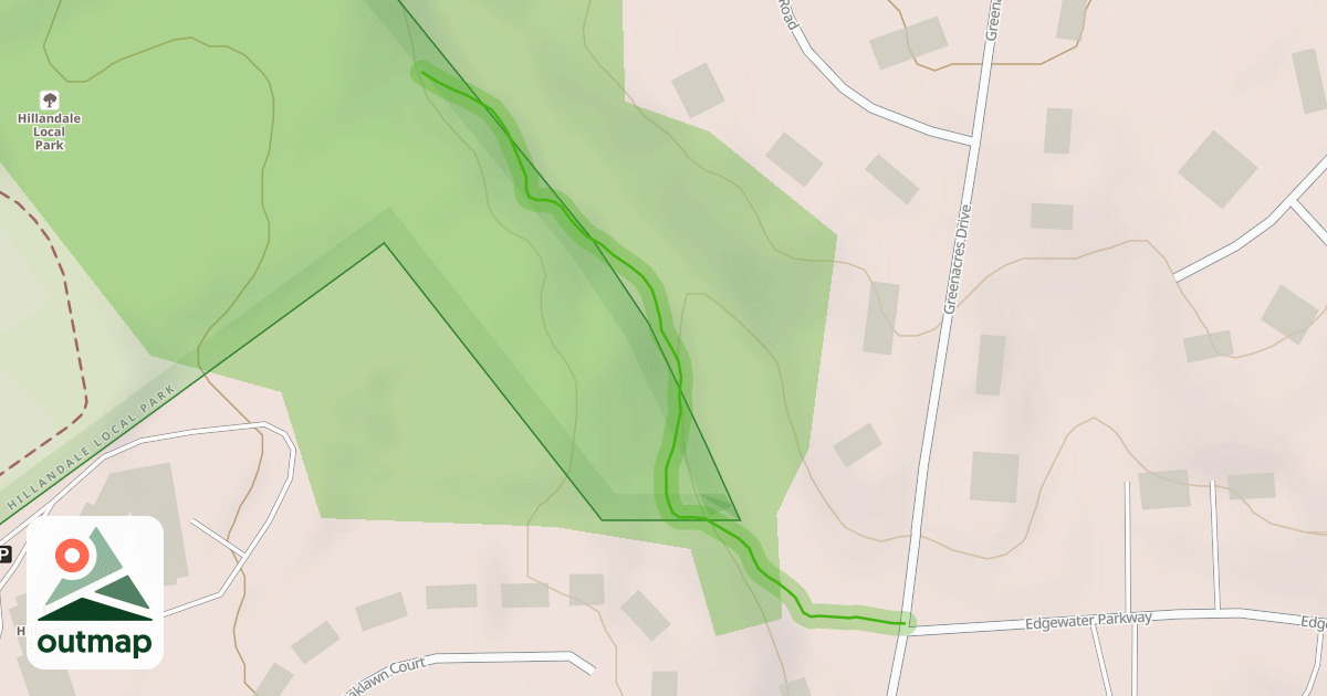 Map of Greenacres Trail