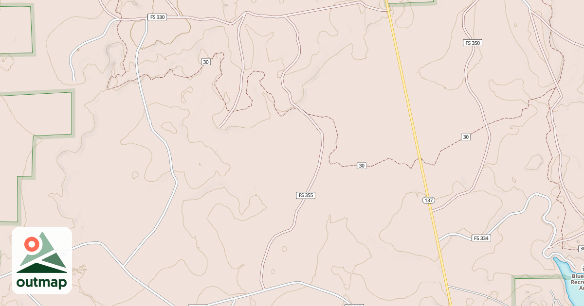Map of HICKORY TREE