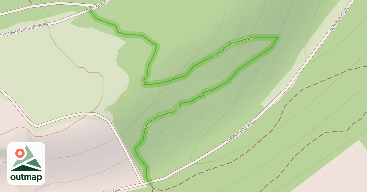 Map of Single du Val du Bois