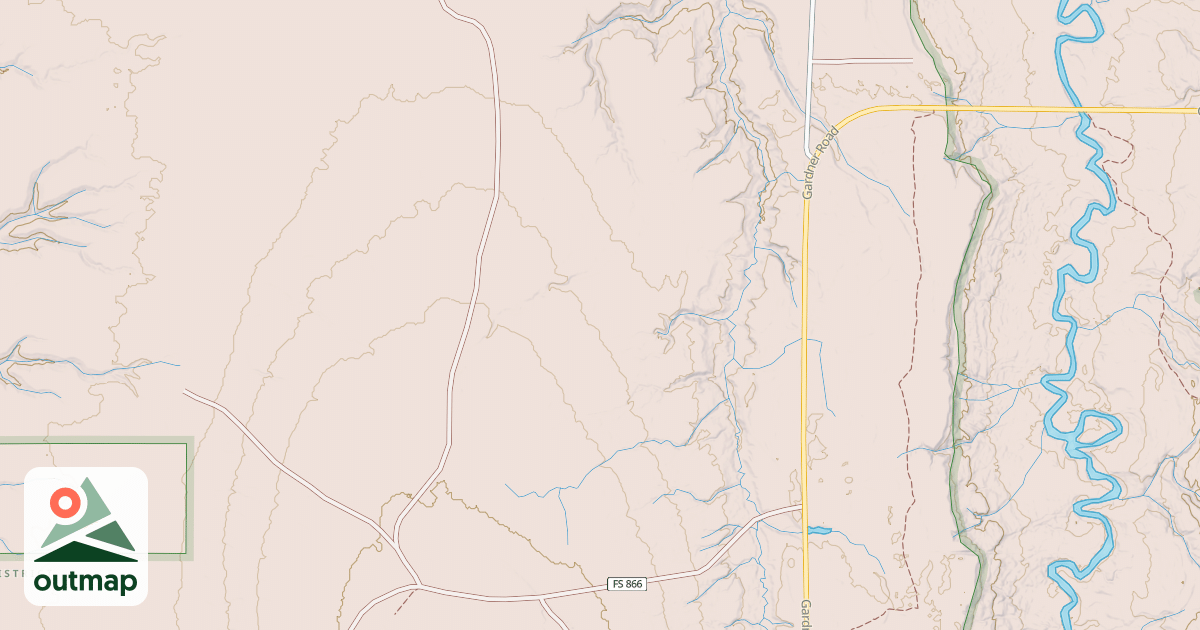 Map of FDR866