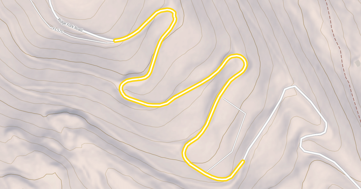 Map preview of Ridge Fork Road