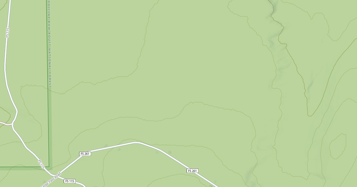 Map preview of CEDAR BUCK
