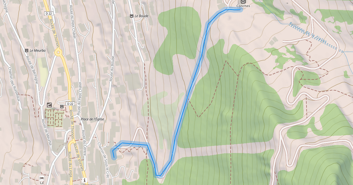 Map preview of La Combe