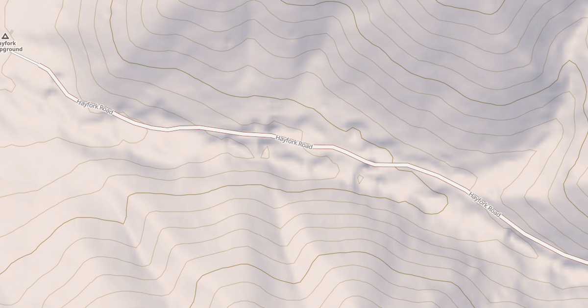Map preview of HAY FORK CG