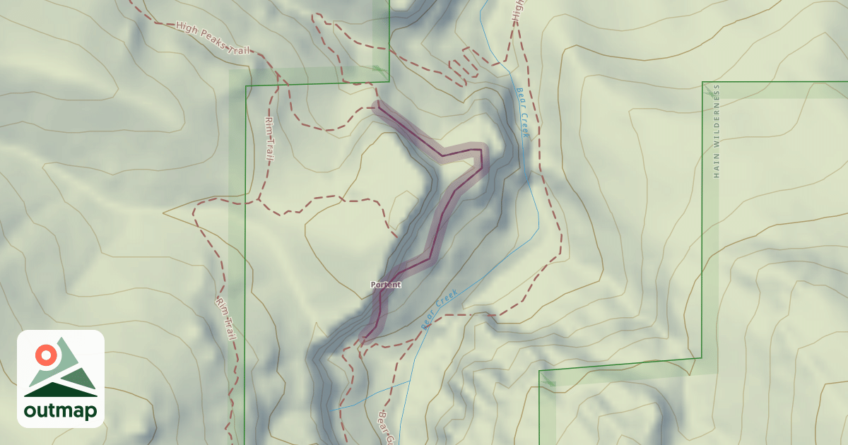 Map of Discovery Wall Approach