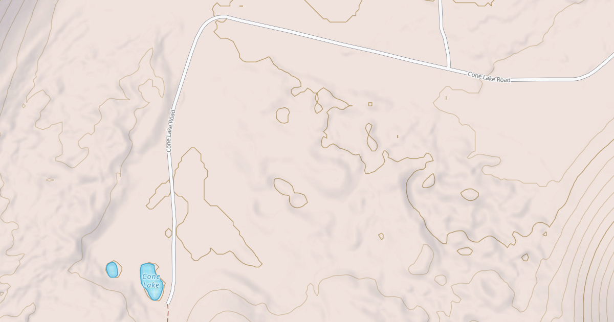 Map preview of CONE LAKE