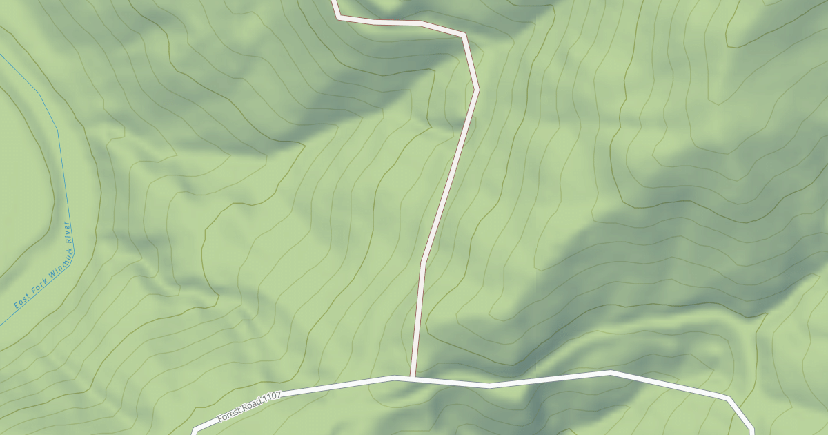 Map preview of EAST FORK