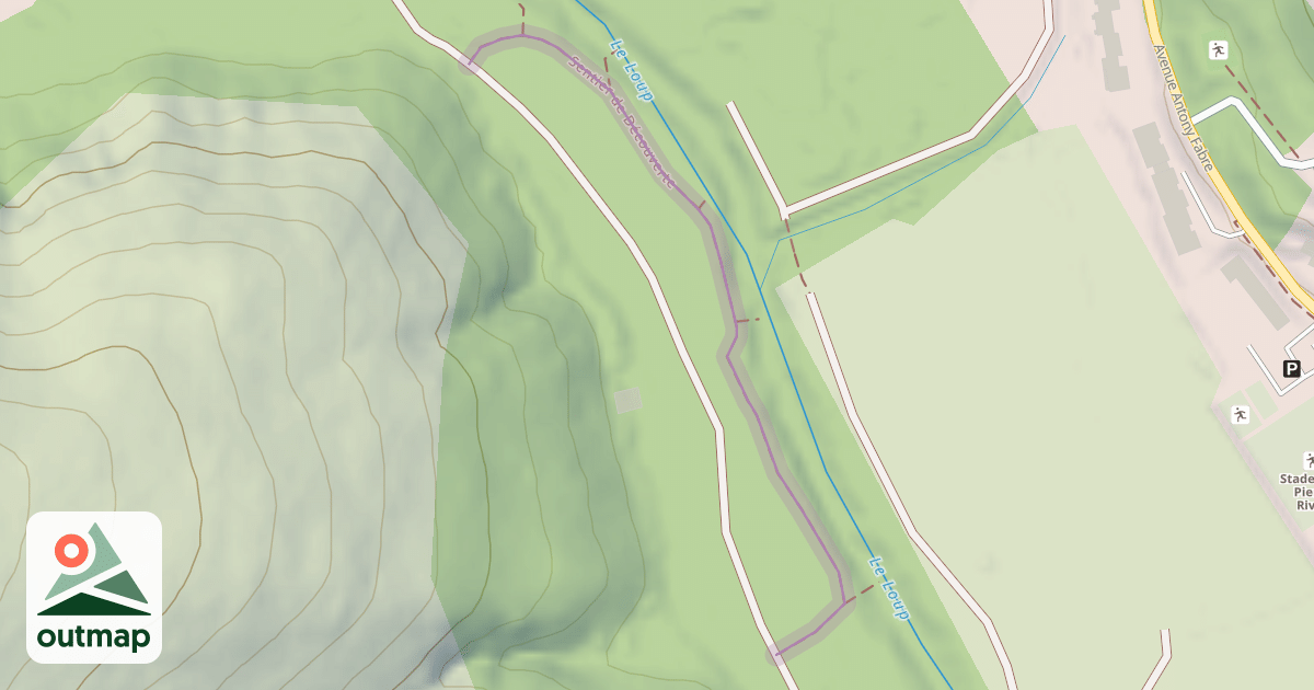 Map of Sentier de Découverte
