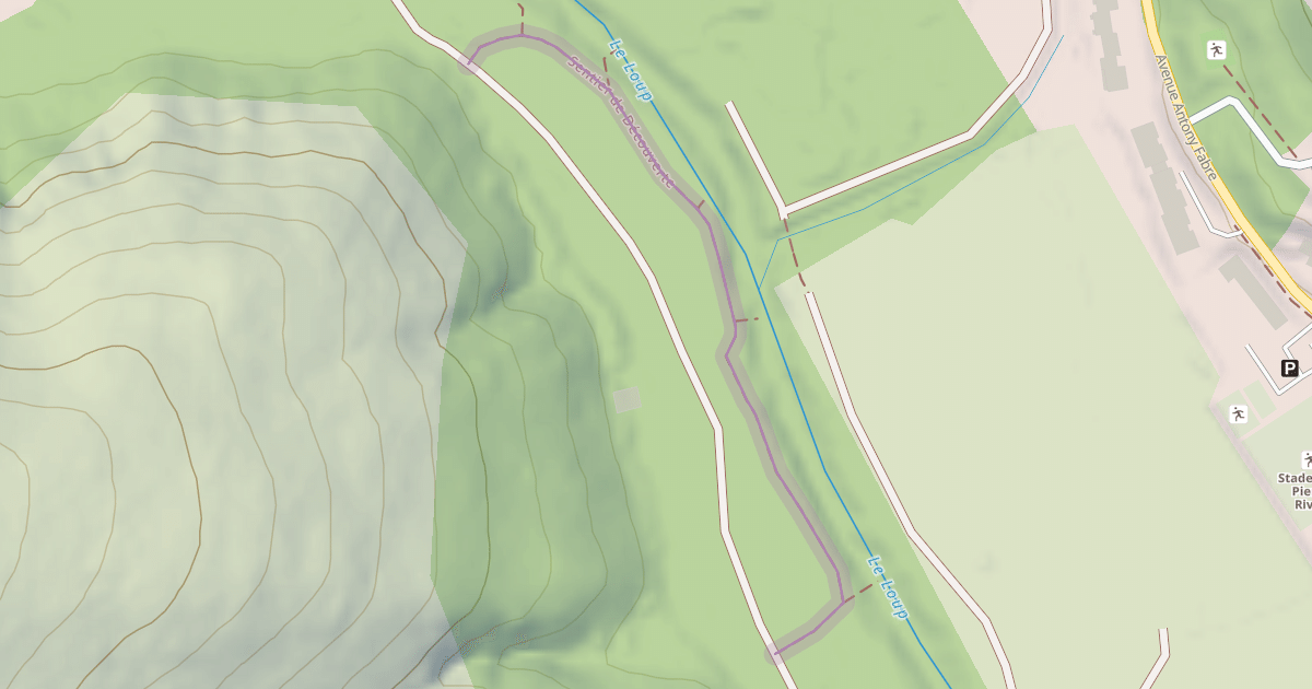 Map preview of Sentier de Découverte