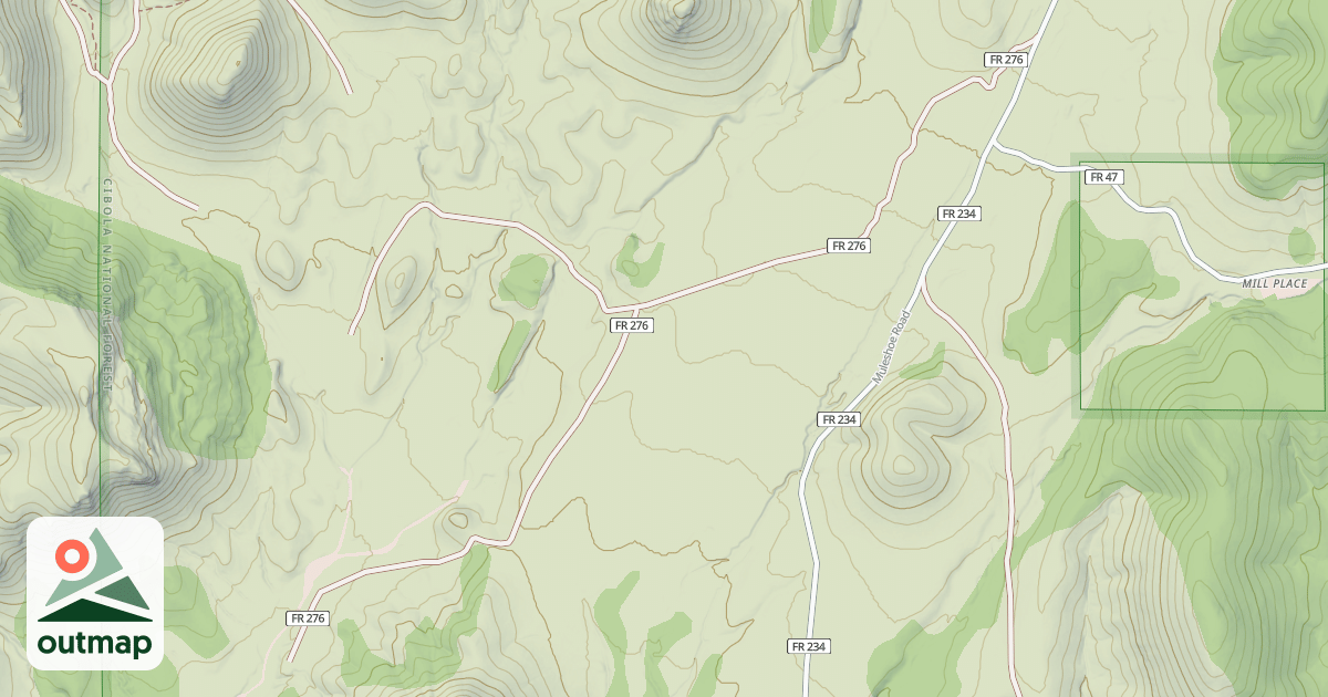 Map of USFS Motor Vehicle Use Map Roads {5E463B6F-8A90-4B84-8BA4-2C034D486897}