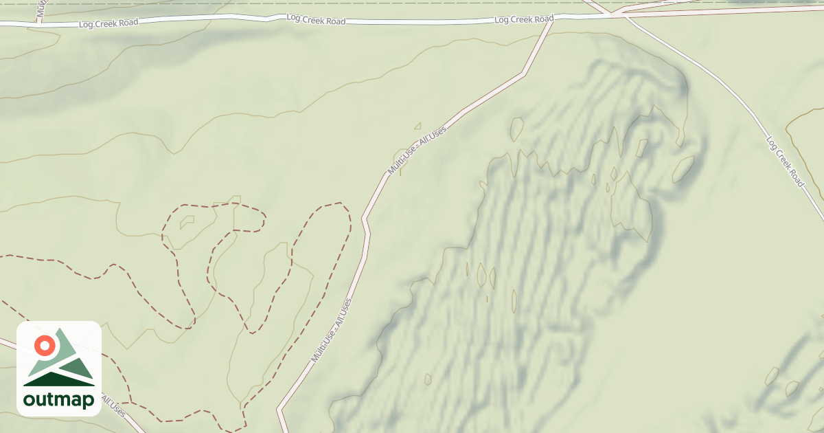 Map of Interlake State Recreation Area Trails