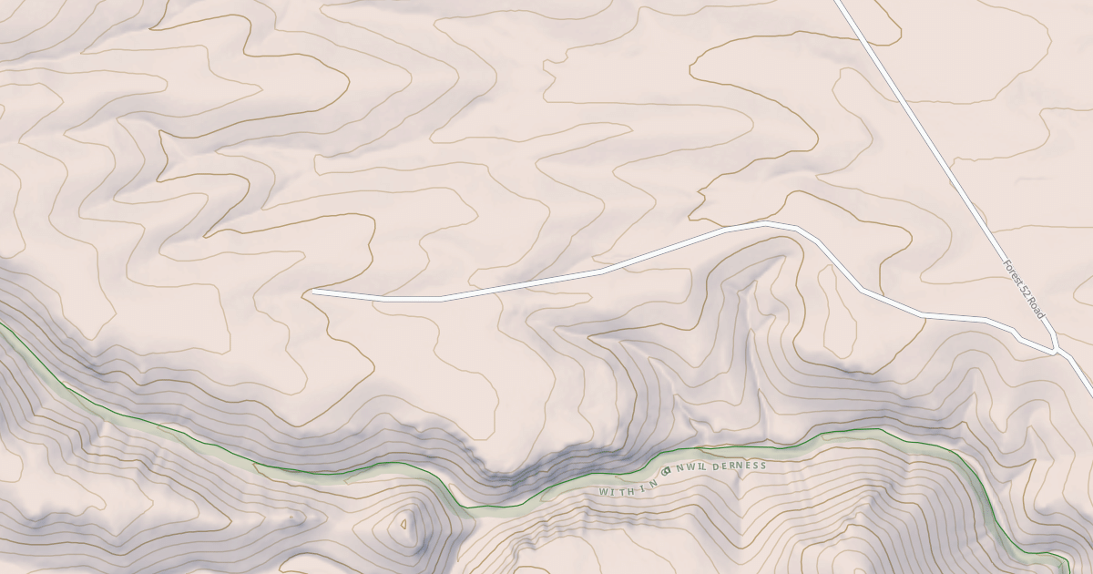Map preview of USFS Motor Vehicle Use Map Roads {B66DD23B-3C64-437C-8241-84BC7E90F178}