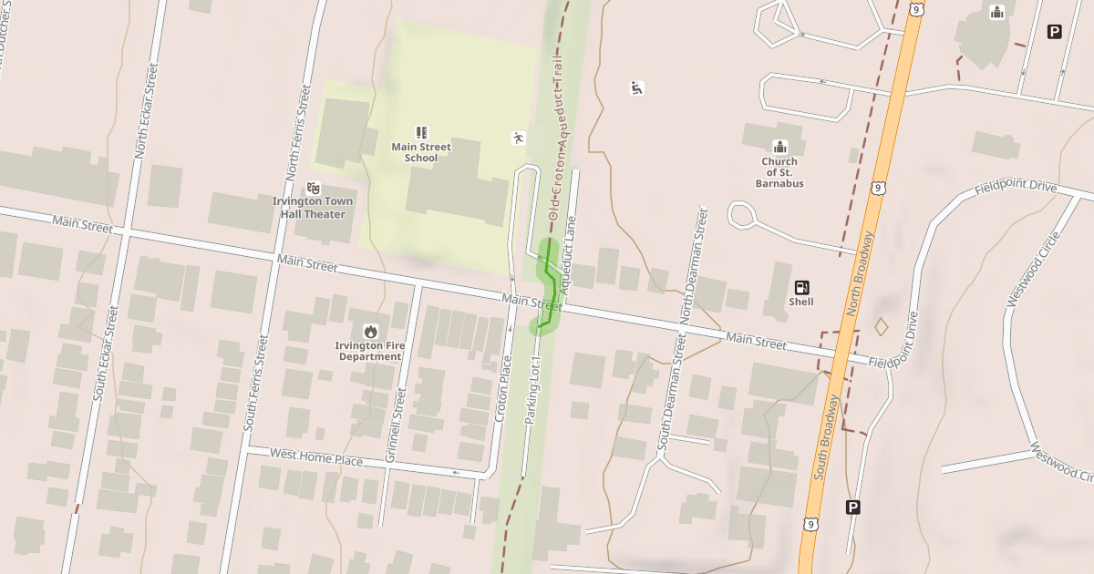 Map preview of Old Croton Aqueduct Trail