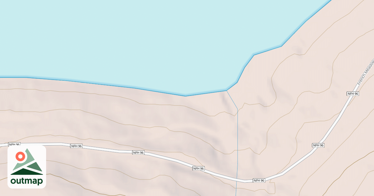 Map of BLUE GATE ROAD
