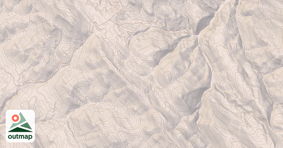 Map of FOURTH OF JULY RIDGE