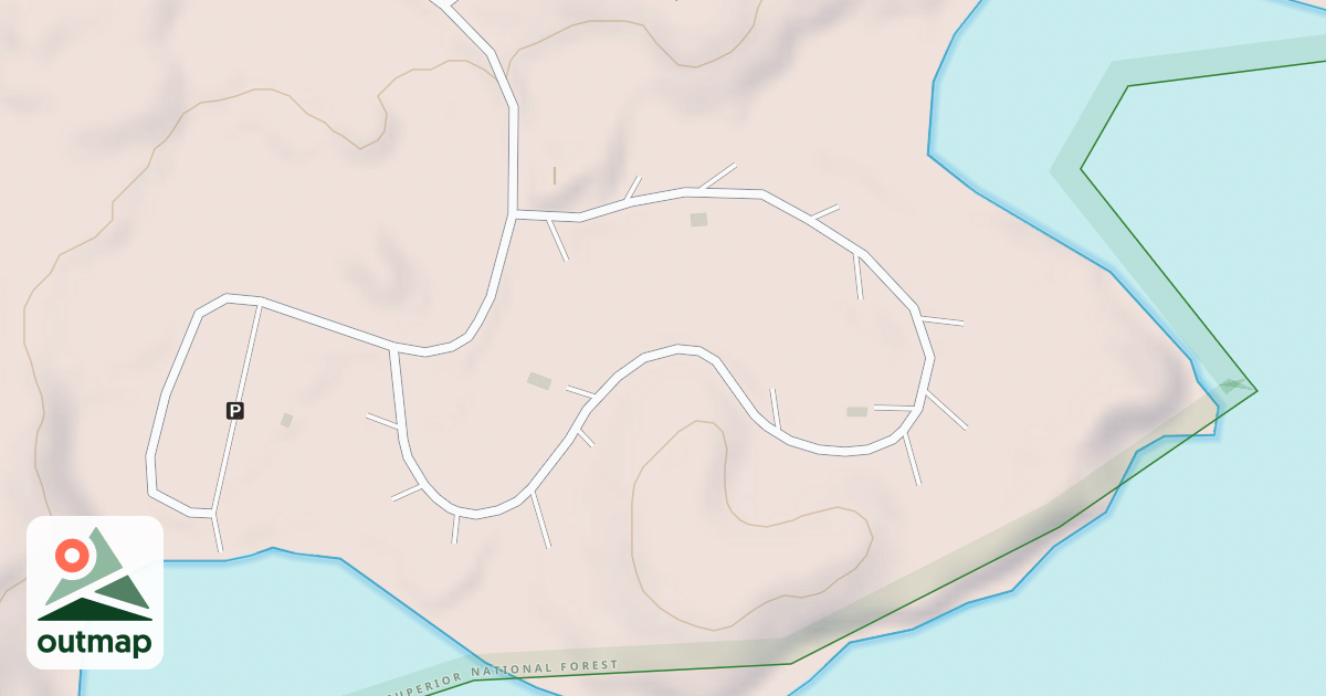 Map of BIRCH LAKE CMPGR SOUTH LOOP