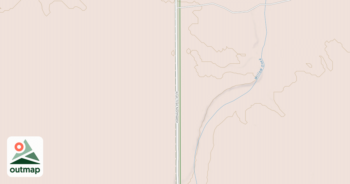 Map of Warroad/Roseau Trails