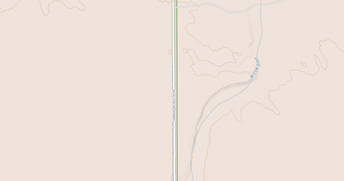 Map preview of Warroad/Roseau Trails