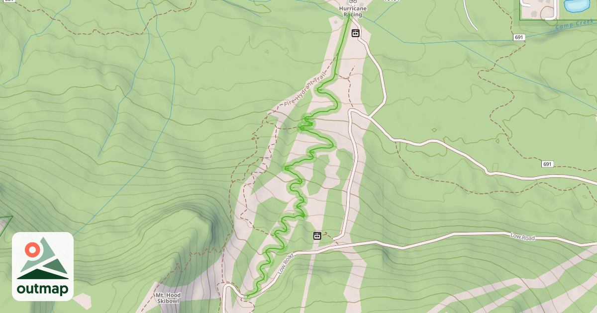 Map of Gnar-Gnar Trail