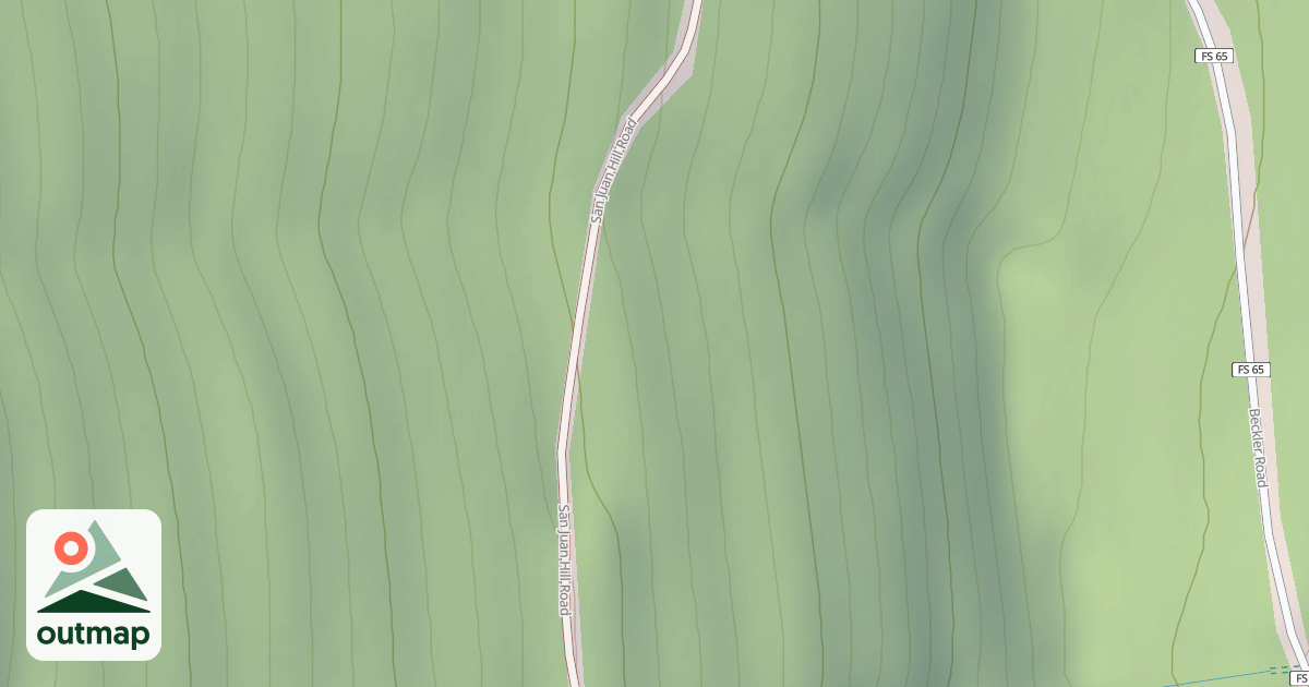 Map of 2861 LOWER SAN JUAN