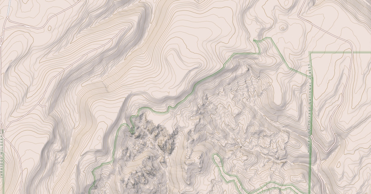 Map preview of CANYON CREEK POCKETS