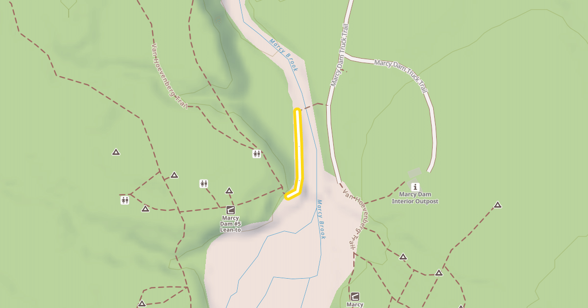 Map preview of Van Hoevenberg Trail