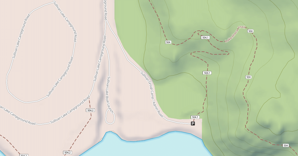 Map preview of SULLIVAN GROUP CAMP - ADMIN