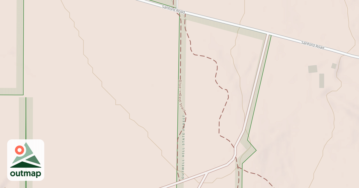 Map of Earl Cardot Eastside Overland Trail