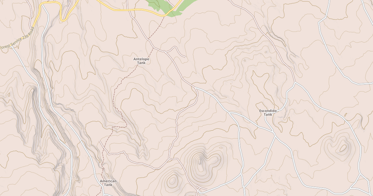 Map preview of USFS National Forest System Roads {82B25355-6A59-43F4-9F0A-584047480A1F}