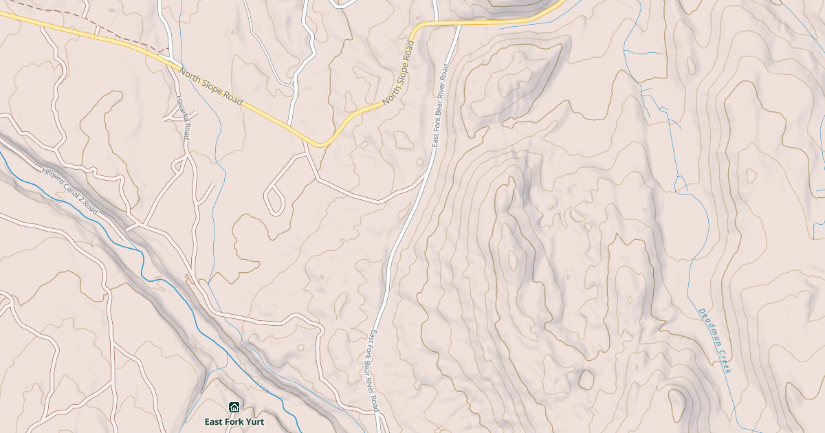 Map preview of East Fork Bear Snow Machine