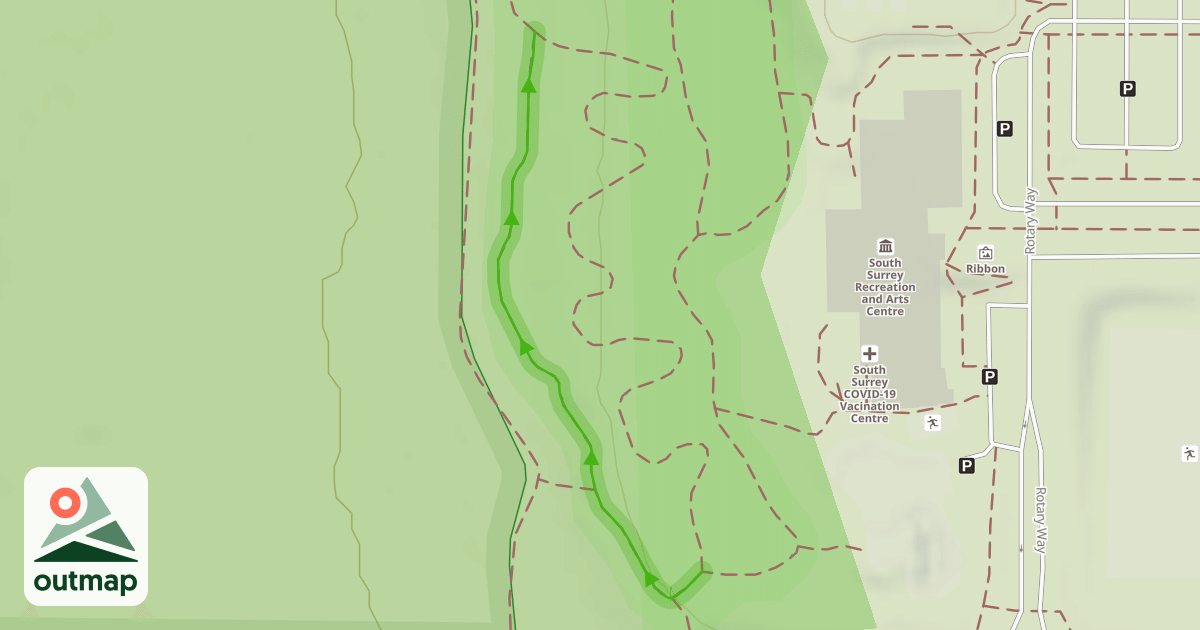 Map of Beginner Loop Trail
